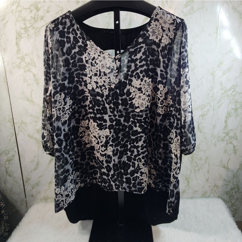 Maurices Beautiful Semi Sheer Top
